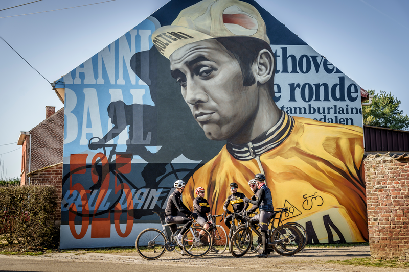 Eddy Merckx mural | Cycling in Flanders